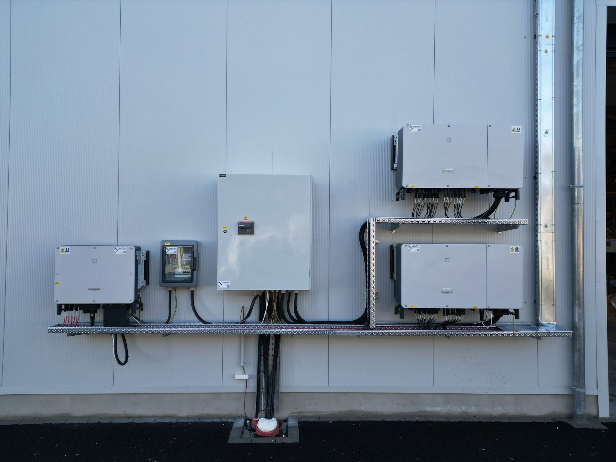 Photographie 5 : Projet Laeuffer, chantier photovoltaïque 250 kWc à Wissembourg